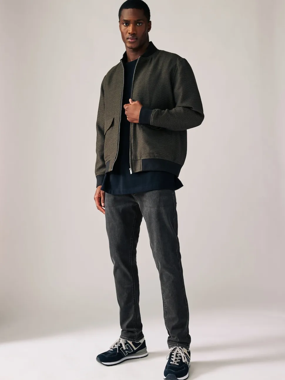 Washed Black Skinny Fit Comfort Stretch Jeans