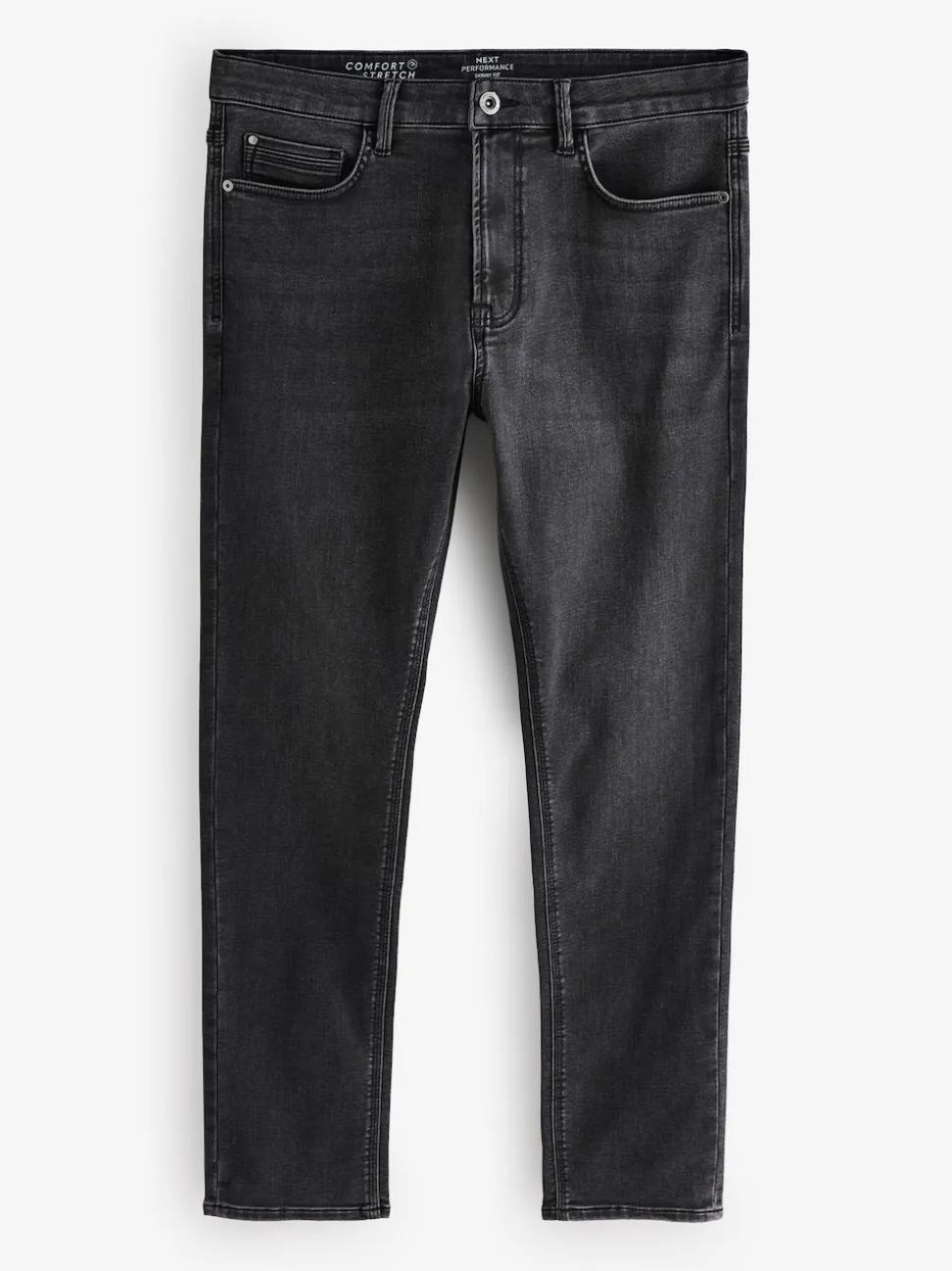Washed Black Skinny Fit Comfort Stretch Jeans