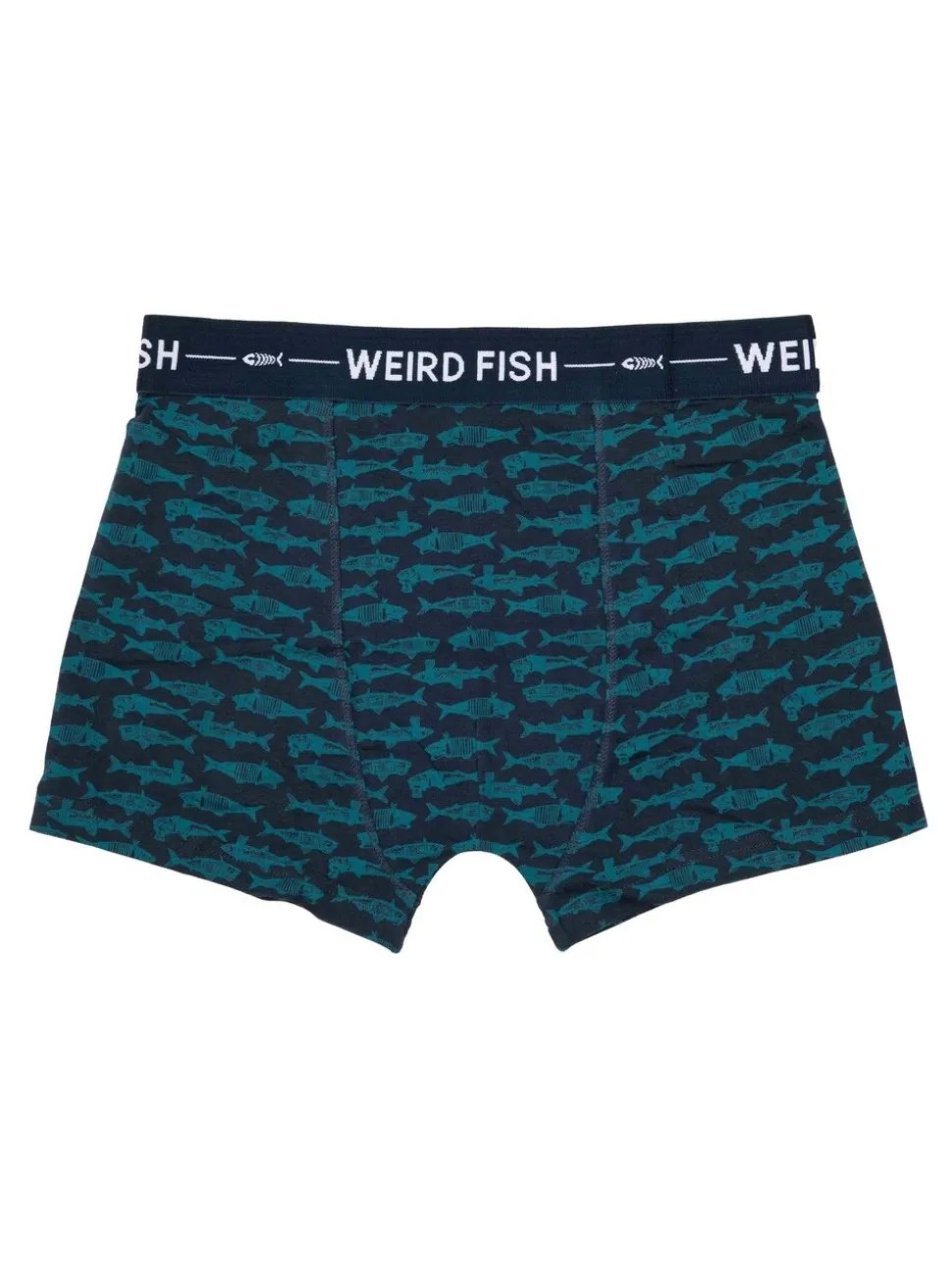 Weird Fish Blue Ashridge Boxer Shorts 3 Pack