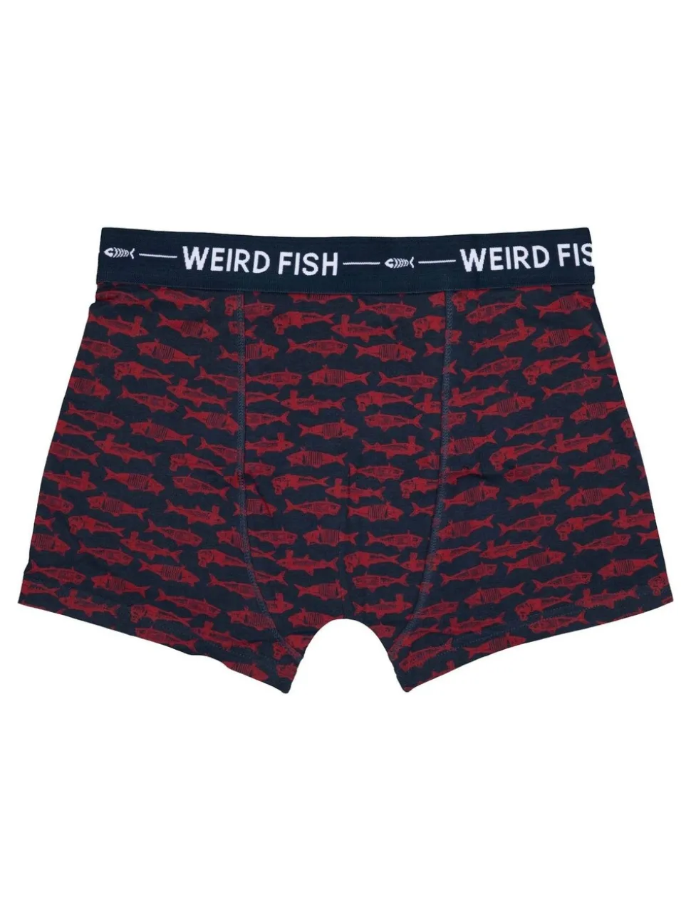 Weird Fish Blue Ashridge Boxer Shorts 3 Pack