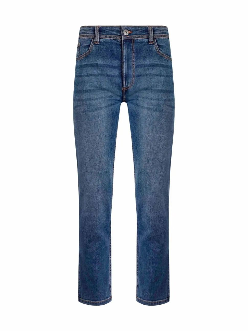 Weird Fish Blue Straight Comfort Edward Stretch Denim Jeans