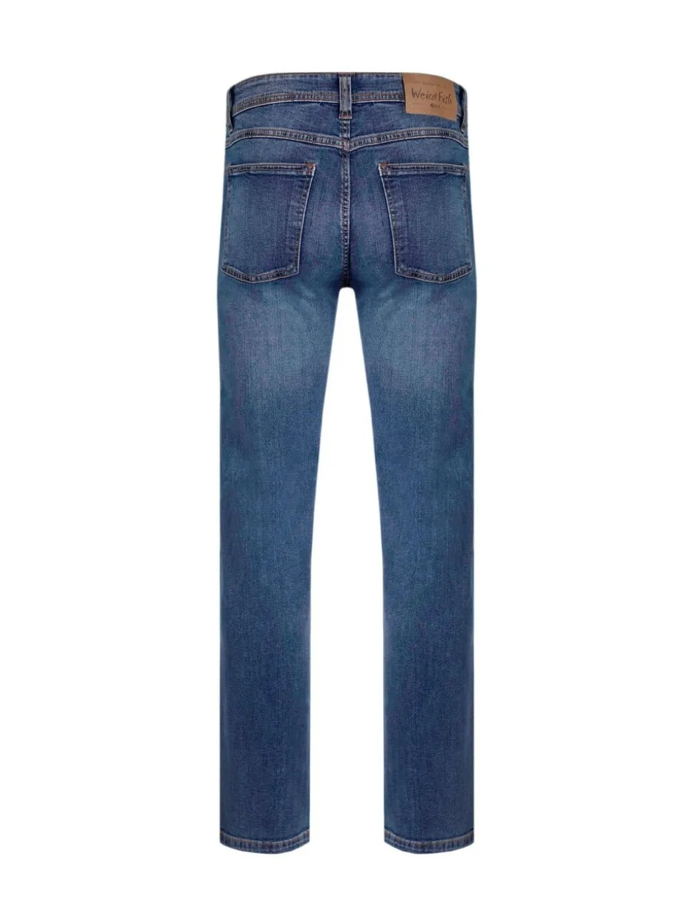 Weird Fish Blue Straight Comfort Edward Stretch Denim Jeans