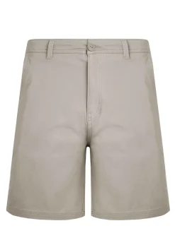 Weird Fish Cream Rayburn Flat Front Shorts