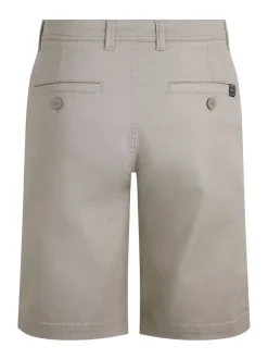 Weird Fish Cream Rayburn Flat Front Shorts