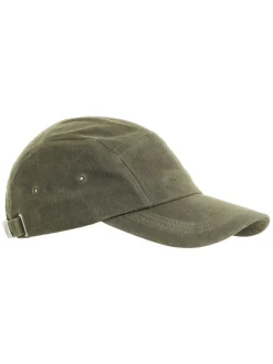 Weird Fish Green Bowers Green Waxed Canvas Cap