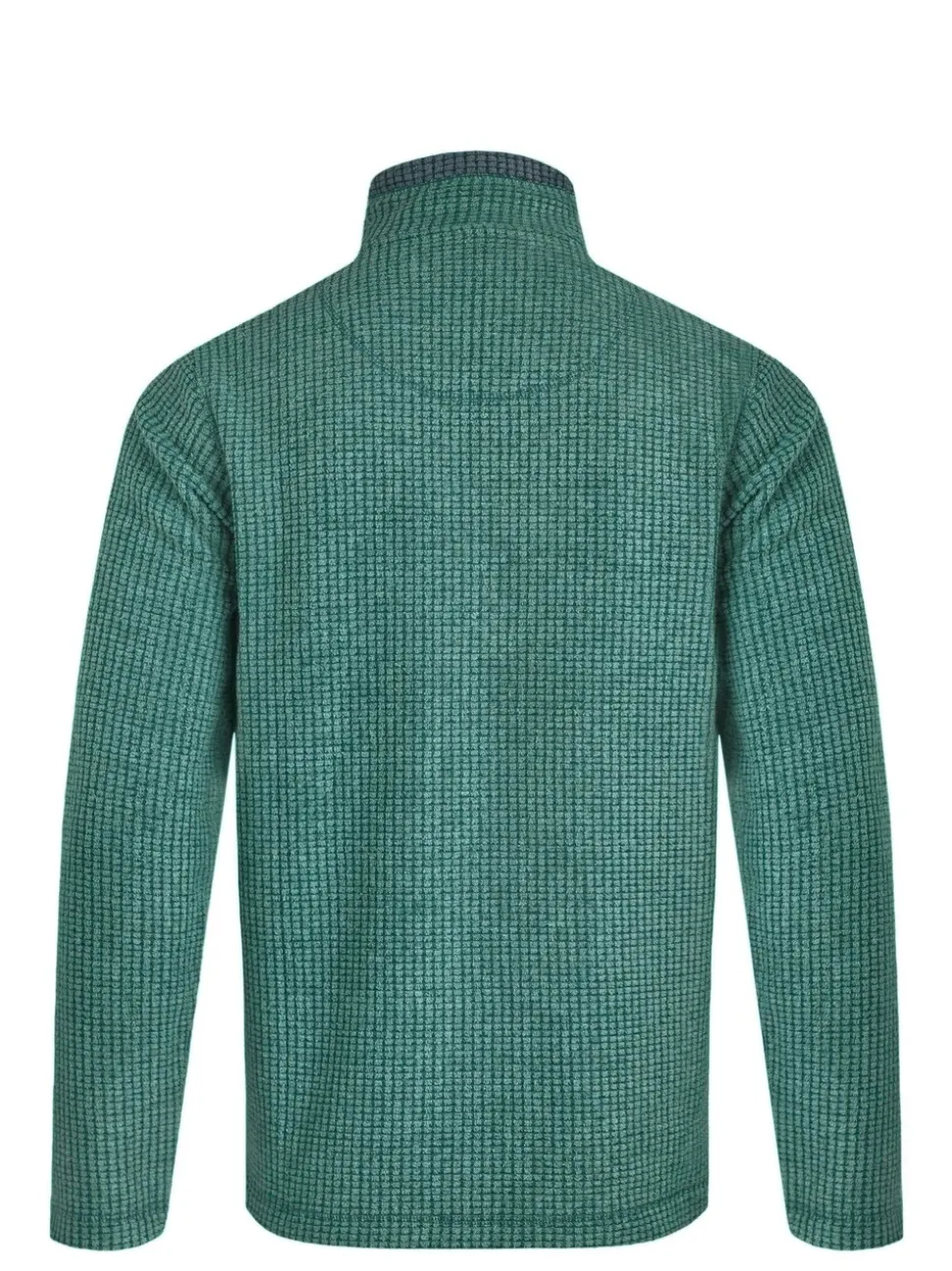 Weird Fish Green Newark Quarter Zip Grid Fleece