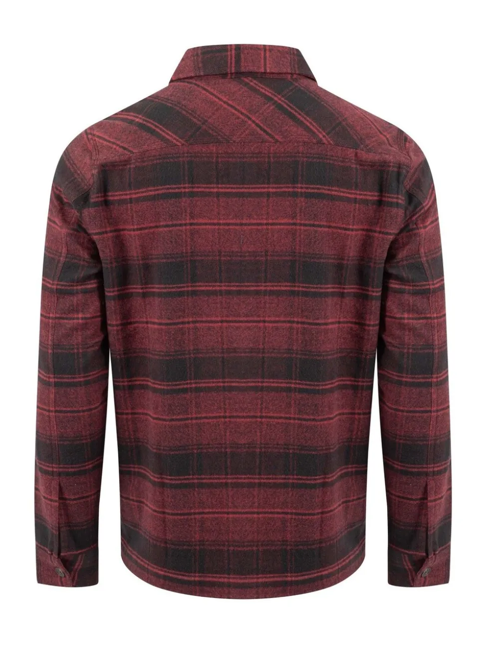 Weird Fish Red Bosco Checked Over Shirt