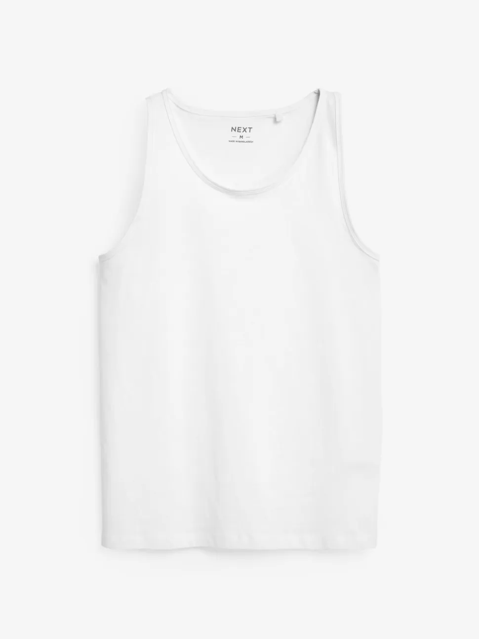 White 100% Cotton Layering Vests 10 Pack