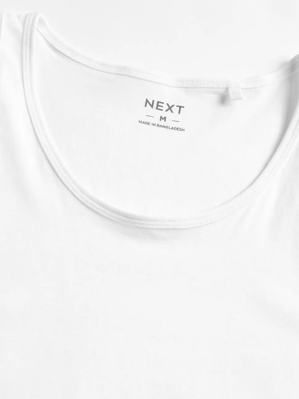 White 100% Cotton Layering Vests 10 Pack
