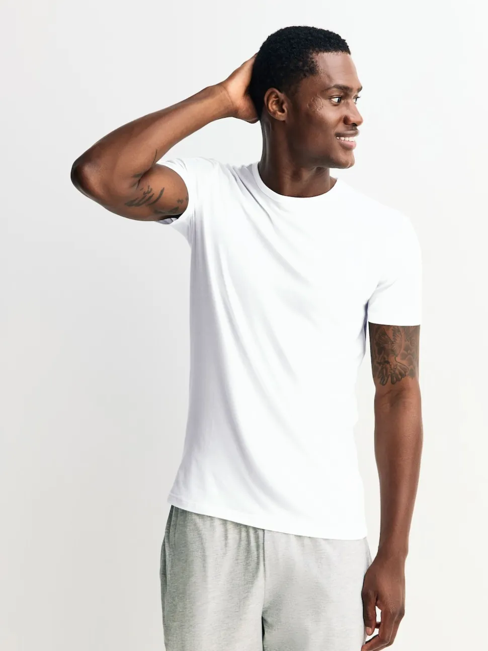 White 2 Pack Modal Layering T-Shirt