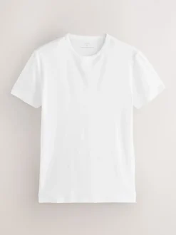 White 5 Pack Modal Layering T-Shirt