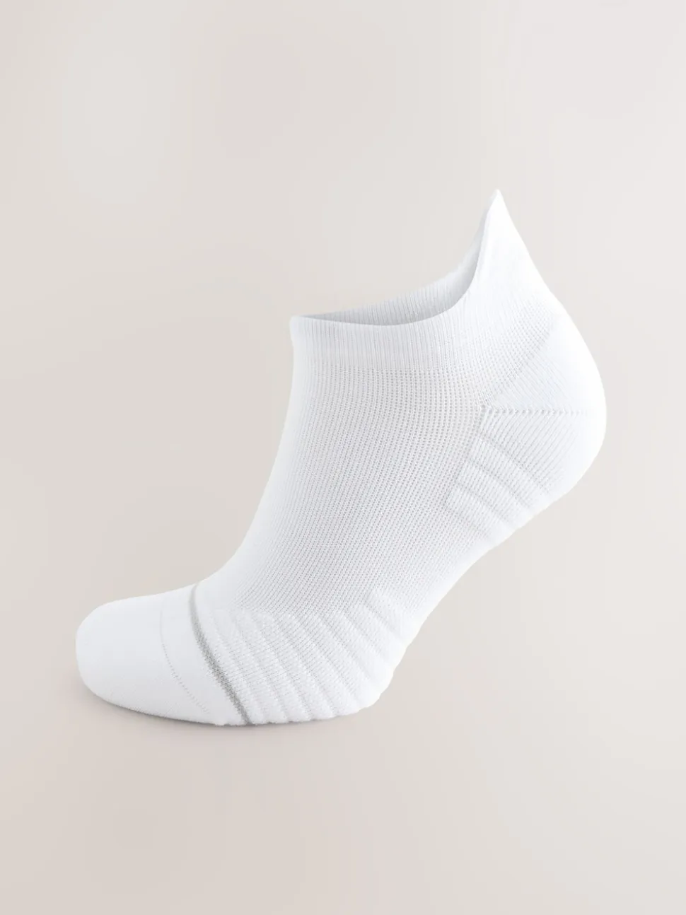 White Active Cushioned Sports Trainer Socks 4 Pack