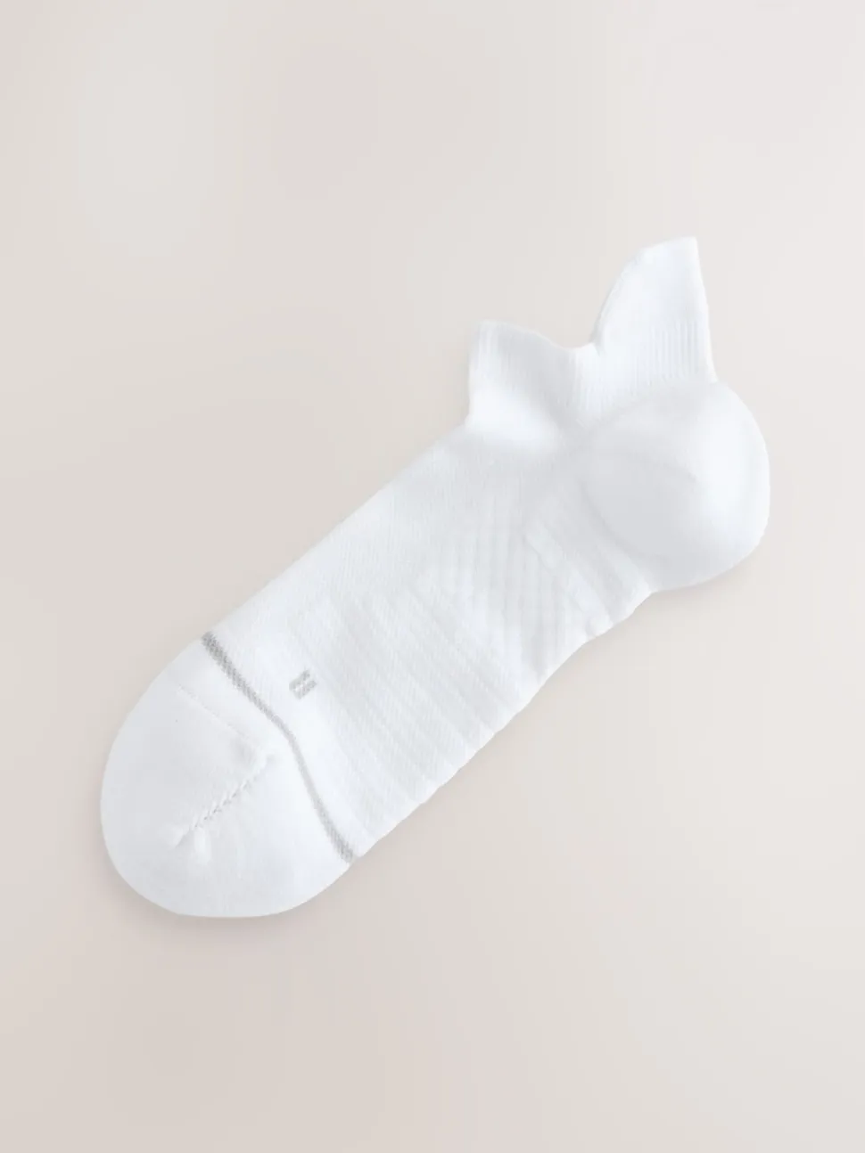 White Active Cushioned Sports Trainer Socks 4 Pack