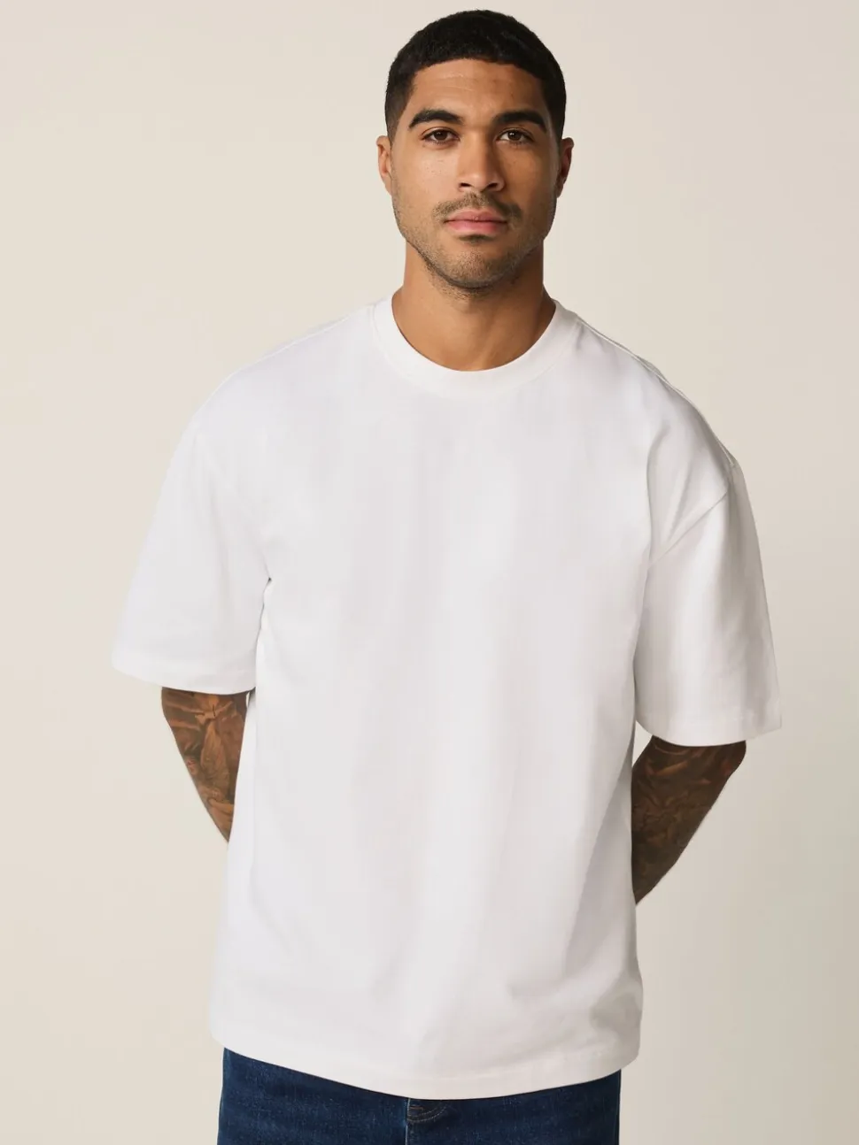 White Boxy Heavyweight T-Shirt