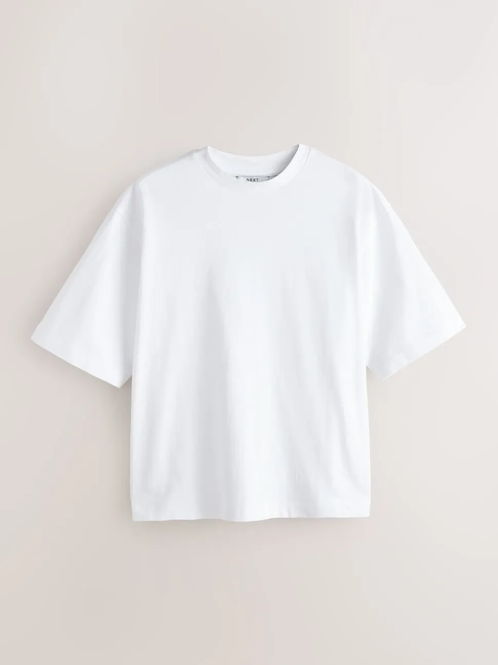 White Boxy Heavyweight T-Shirt