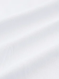 White Easy Care Textured Slim Fit Single Cuff Smart Shirts 2 Pack
