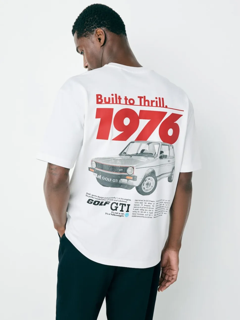 White Hot Hatch Car Graphic T-Shirt