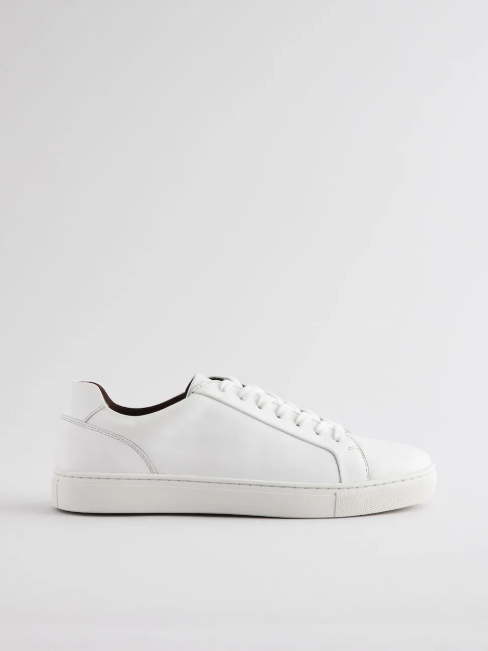 White Leather Trainers