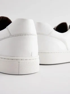 White Leather Trainers