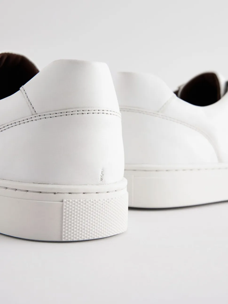 White Leather Trainers