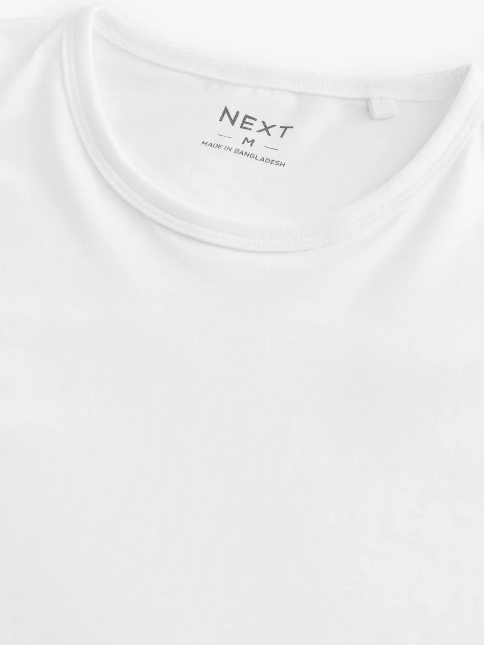 White Long Sleeve Layering T-Shirts 5 Pack