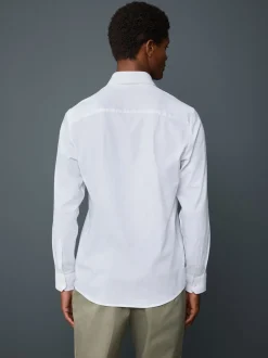 White Long Sleeve Soft Touch Smart Shirt