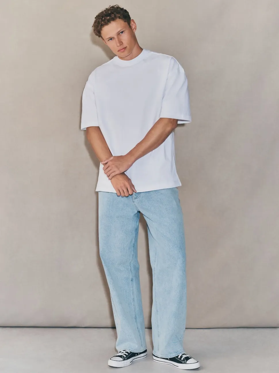 White Oversized Fit EDIT Heavyweight T-Shirt