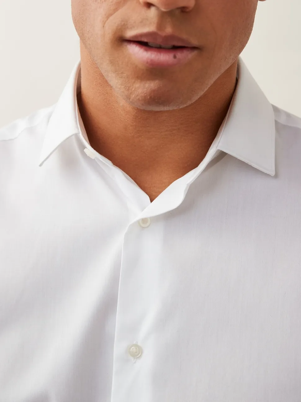 White Regular Fit Easy Care Double Cuff Smart Shirt