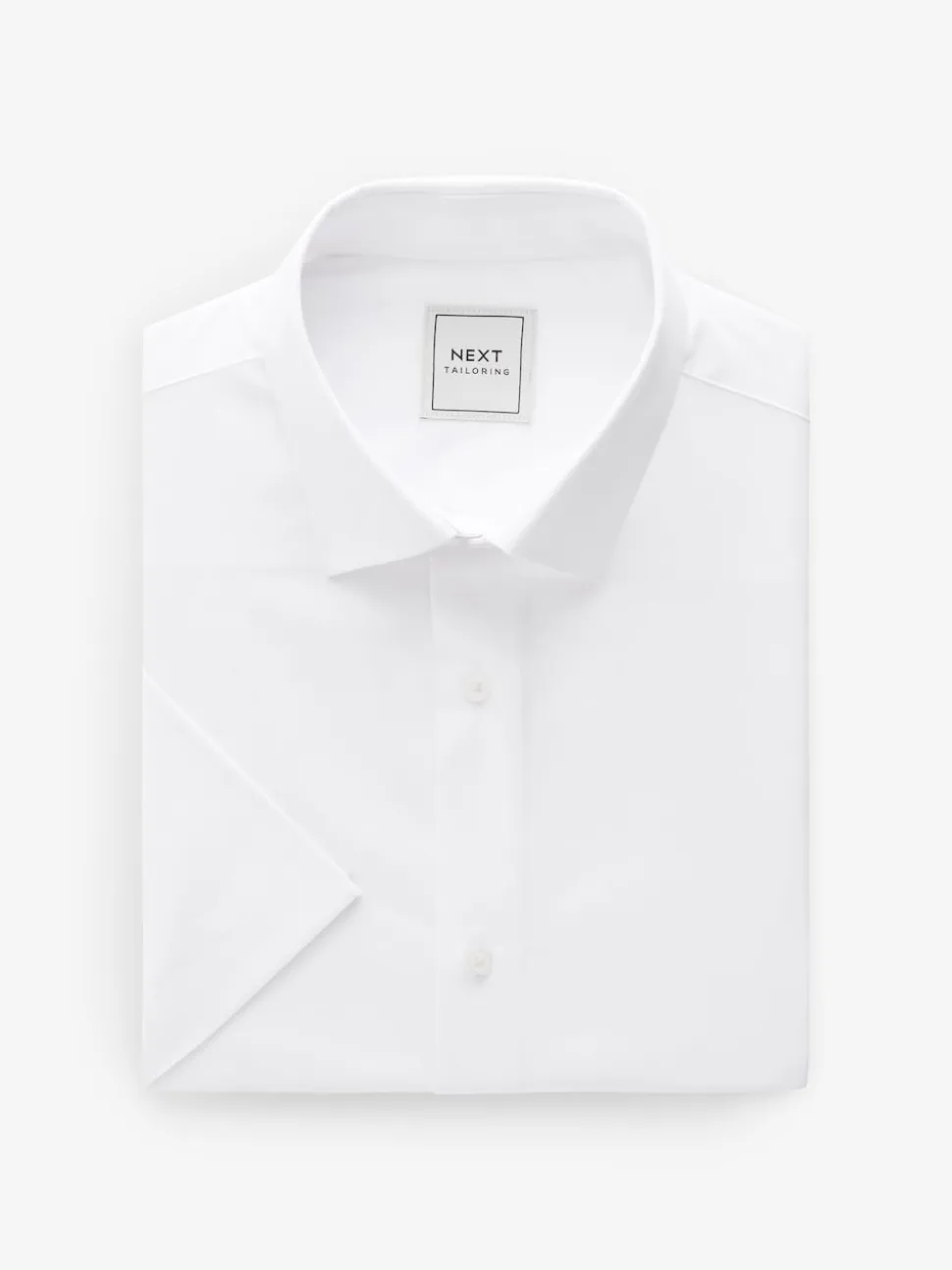 White Regular Fit Easy Care Short Sleeve Smart Shirts 3 Pack