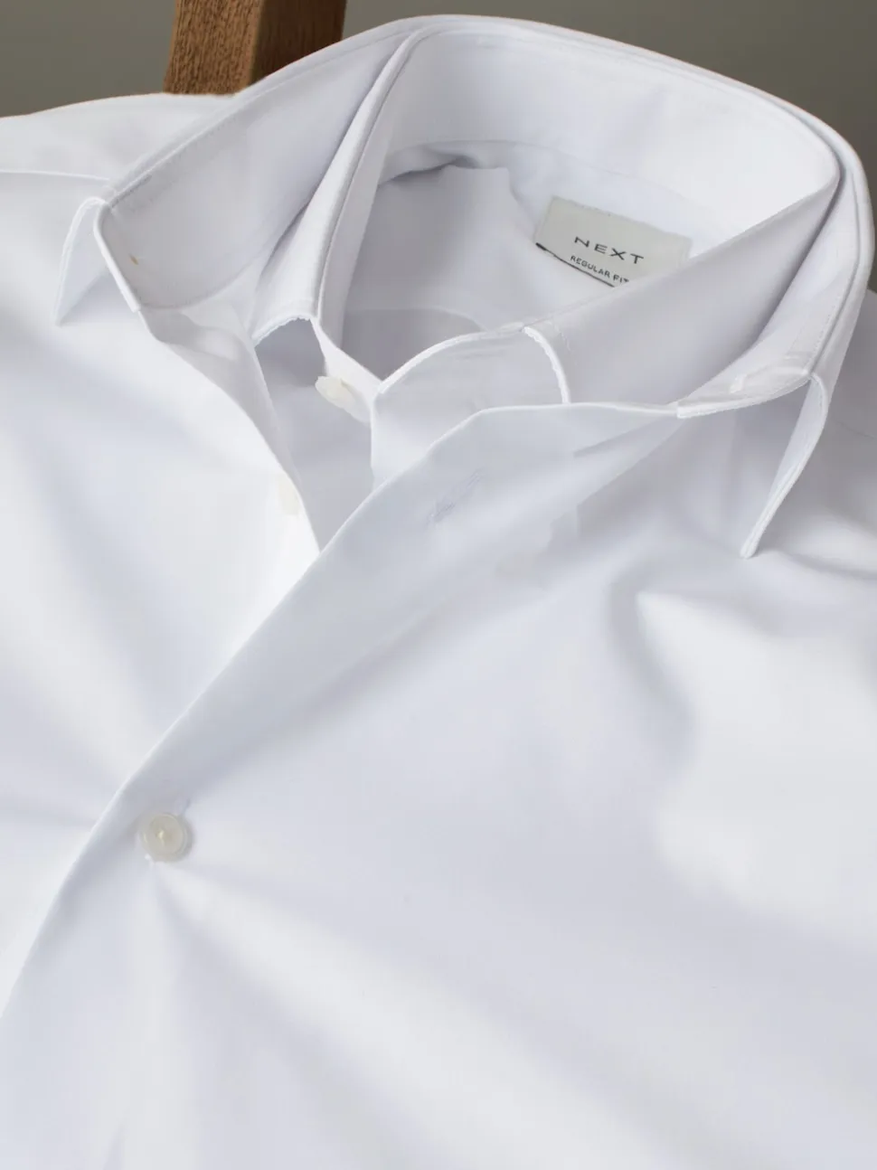White Regular Fit Easy Care Short Sleeve Smart Shirts 2 Pack