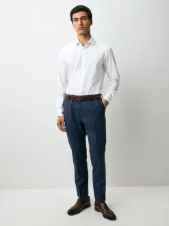 White Regular Fit Single Cuff Easy Care Smart Shirts 3 Pack