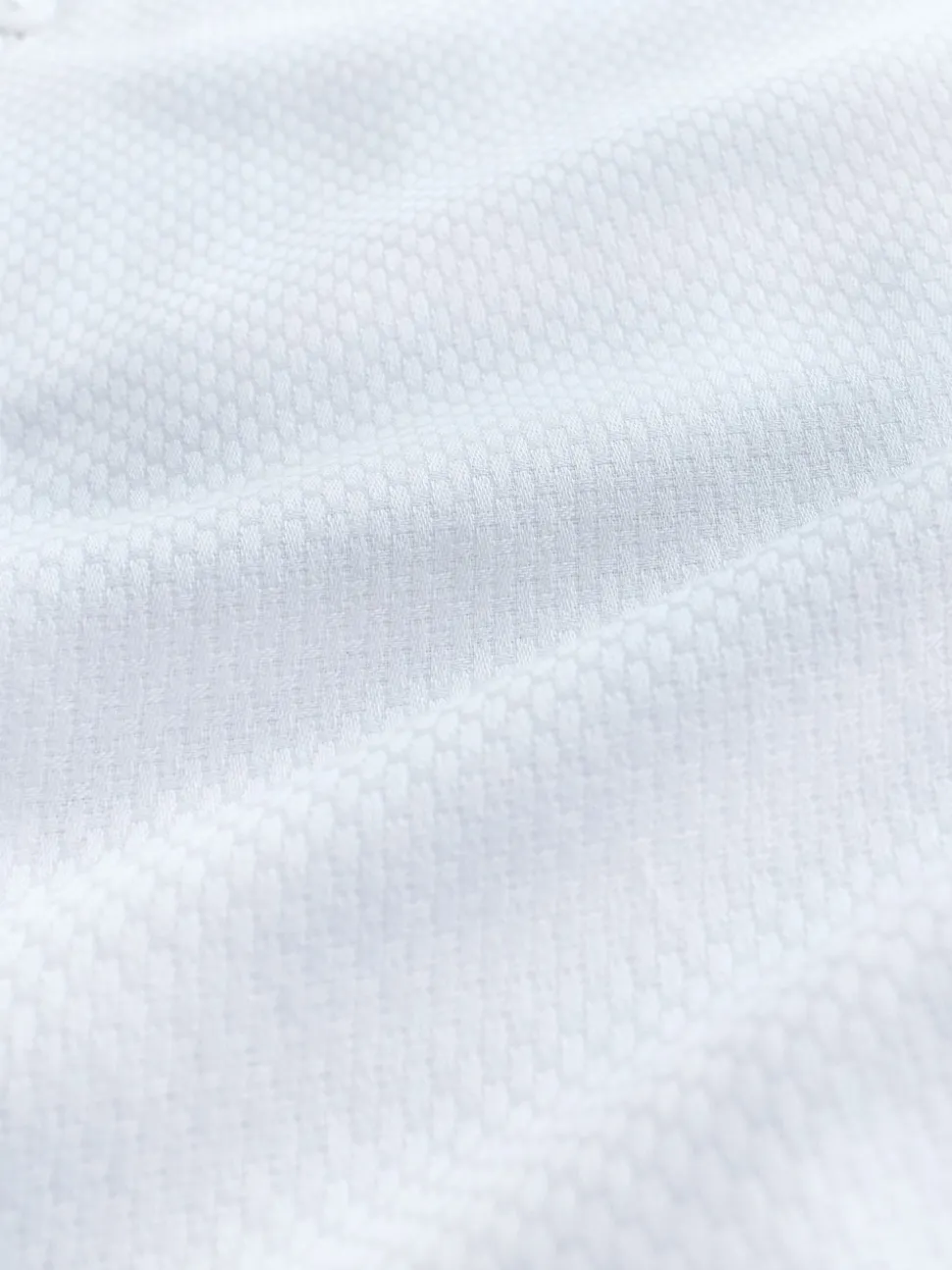 White Regular Fit Textured Long Sleeve Formal Shirt with Trim