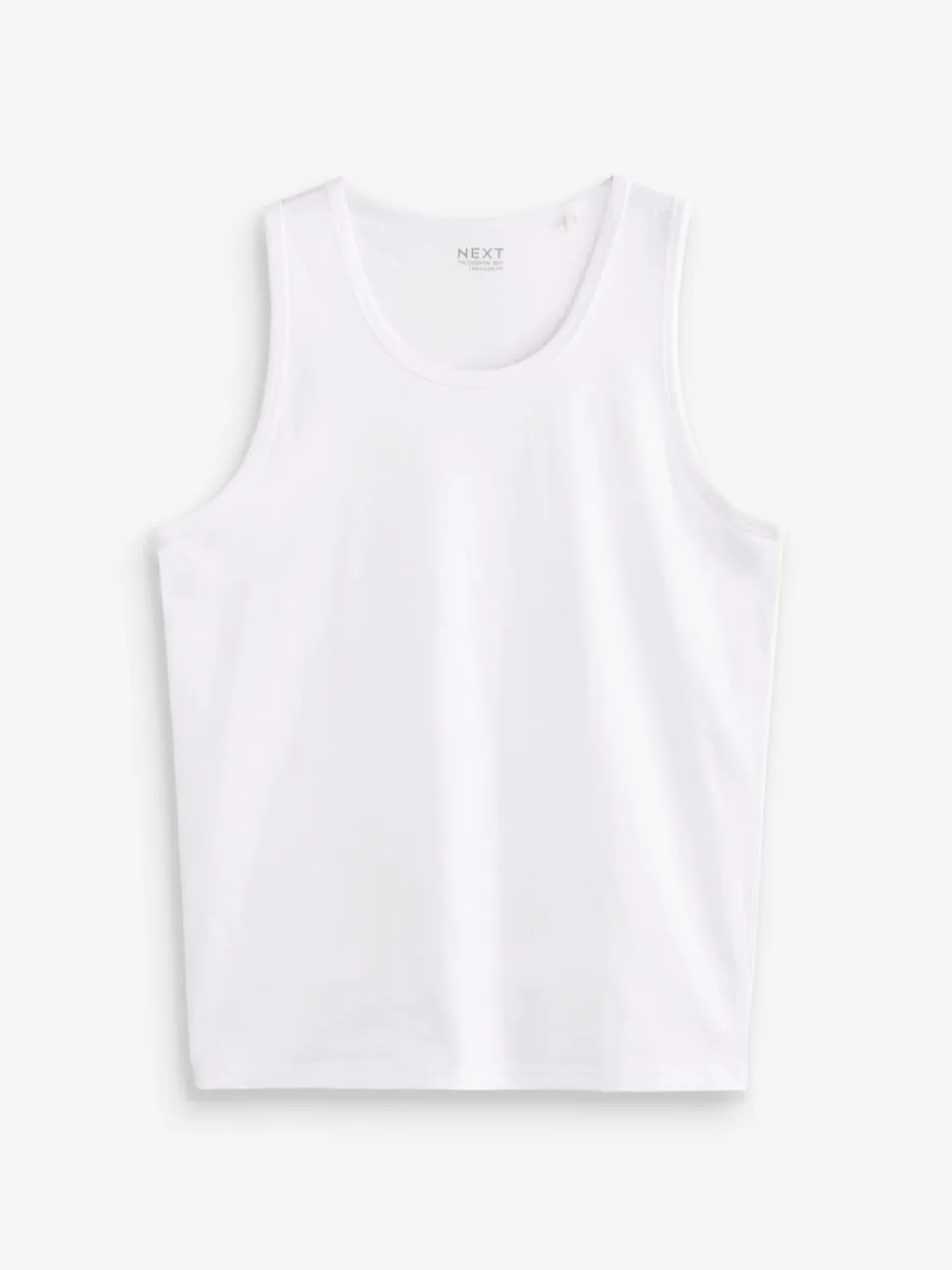 White Regular Fit Vest