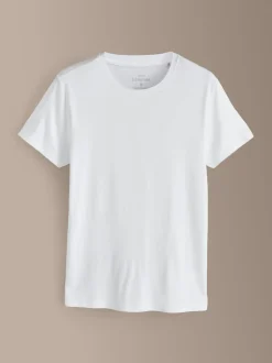 White Signature TENCEL™ Lyocell T-Shirts 2 Pack