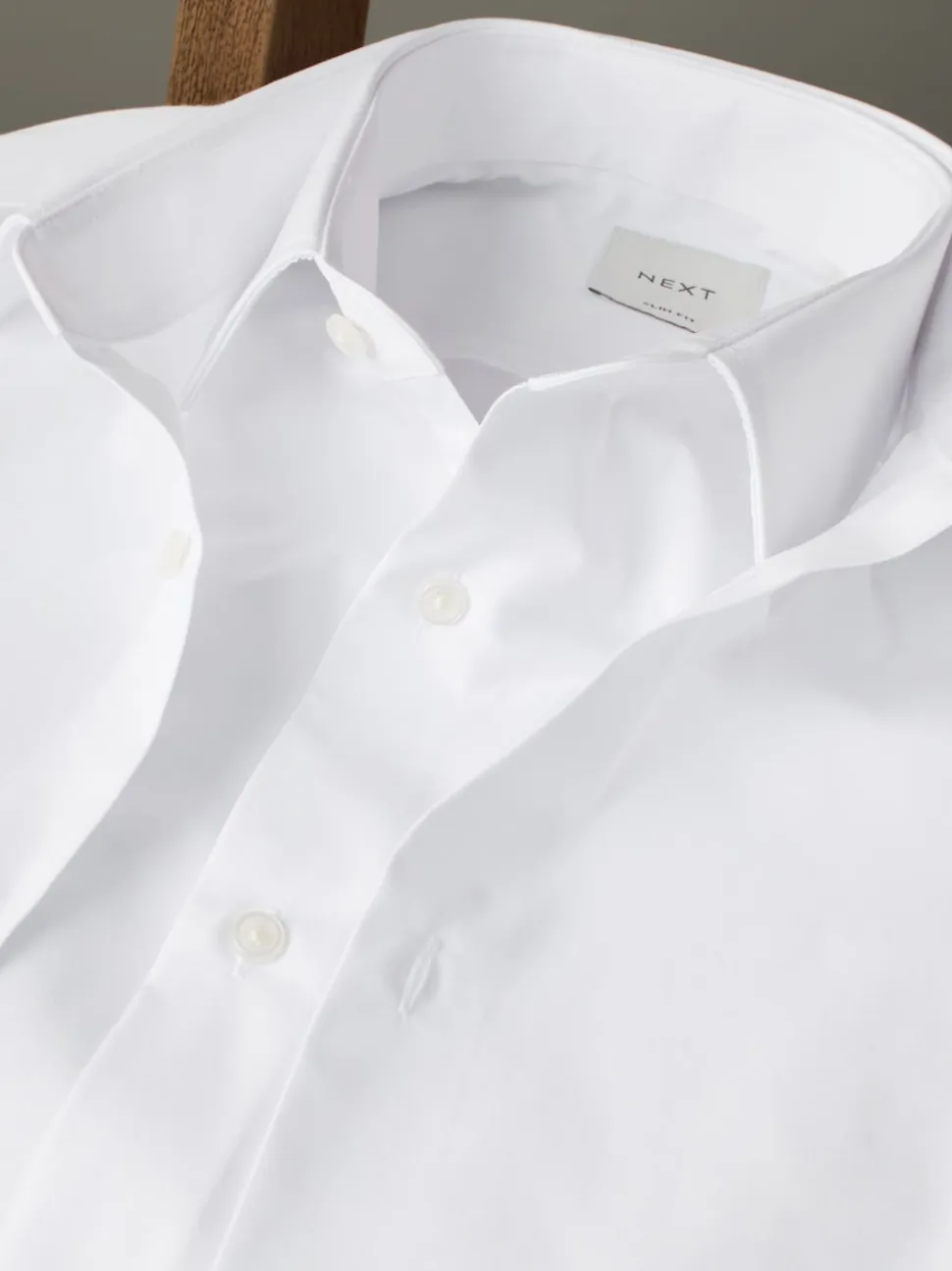 White Slim Fit Easy Care Short Sleeve Smart Shirts 2 Pack