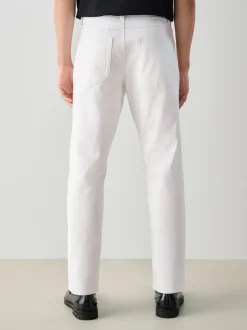 White Slim Fit Essential Stretch Jeans
