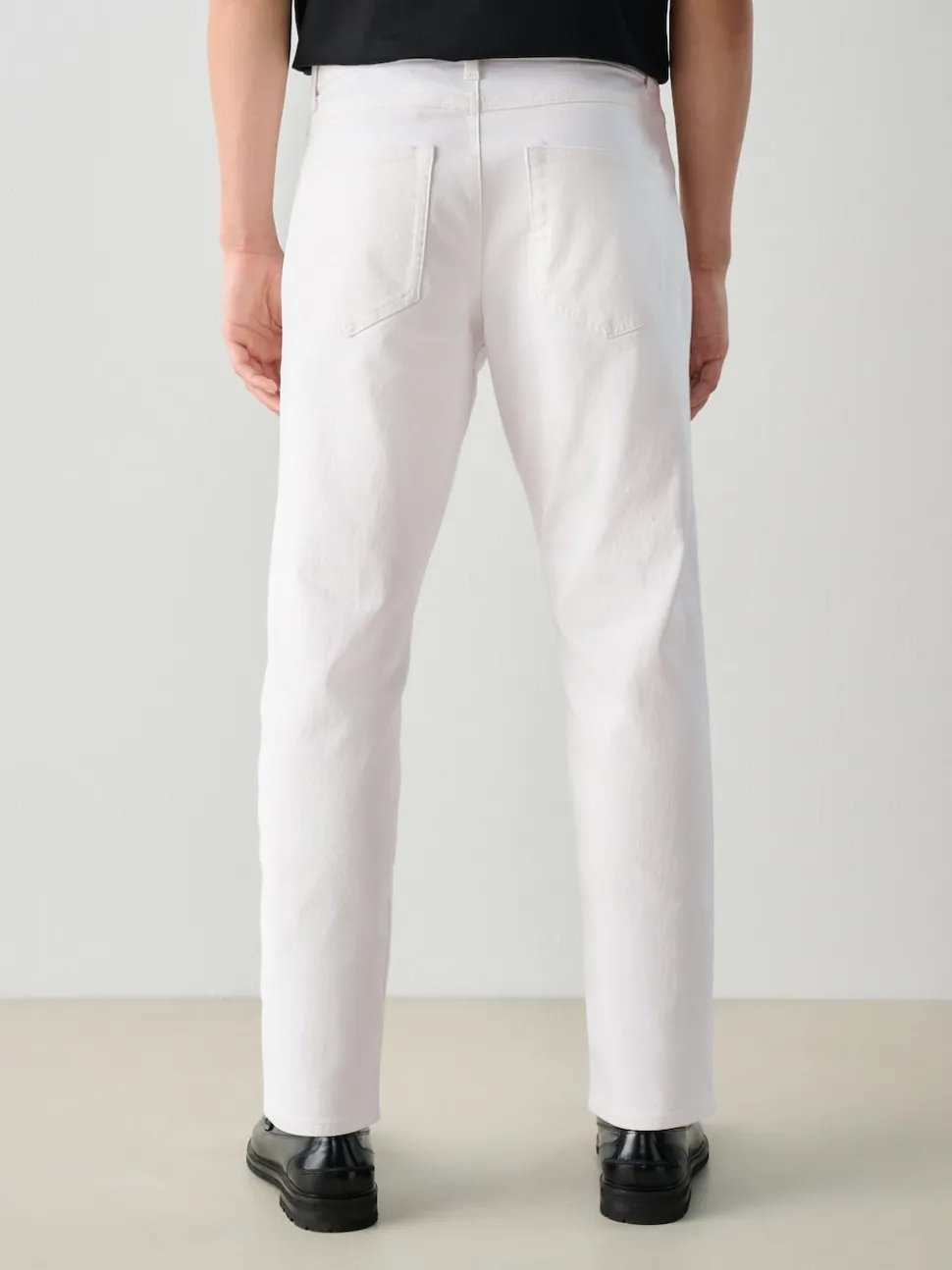 White Slim Fit Essential Stretch Jeans