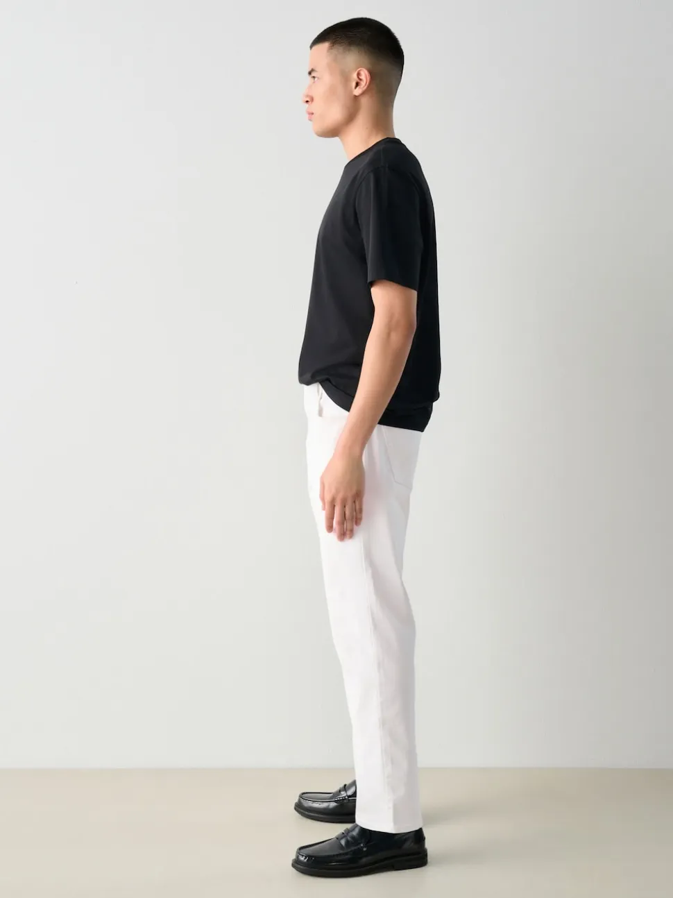 White Slim Fit Essential Stretch Jeans