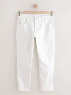 White Slim Fit Essential Stretch Jeans