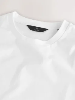 White Slim Fit Signature SUPIMA® Cotton Crew Neck T-Shirt