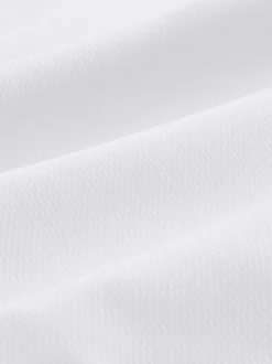 White Slim Fit Wing Collar Occasion Long Sleeve Shirt