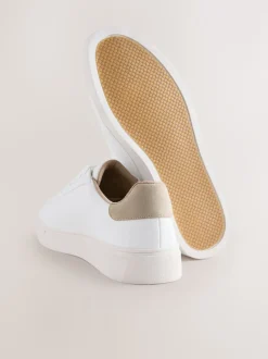 White Smart Casual Longline Trainers