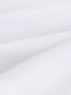 White Stretch Oxford Long Sleeve Shirt