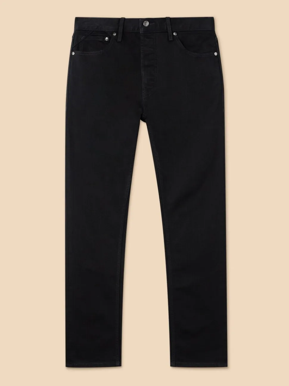 White Stuff Black Chrome Eastwood Straight Jeans