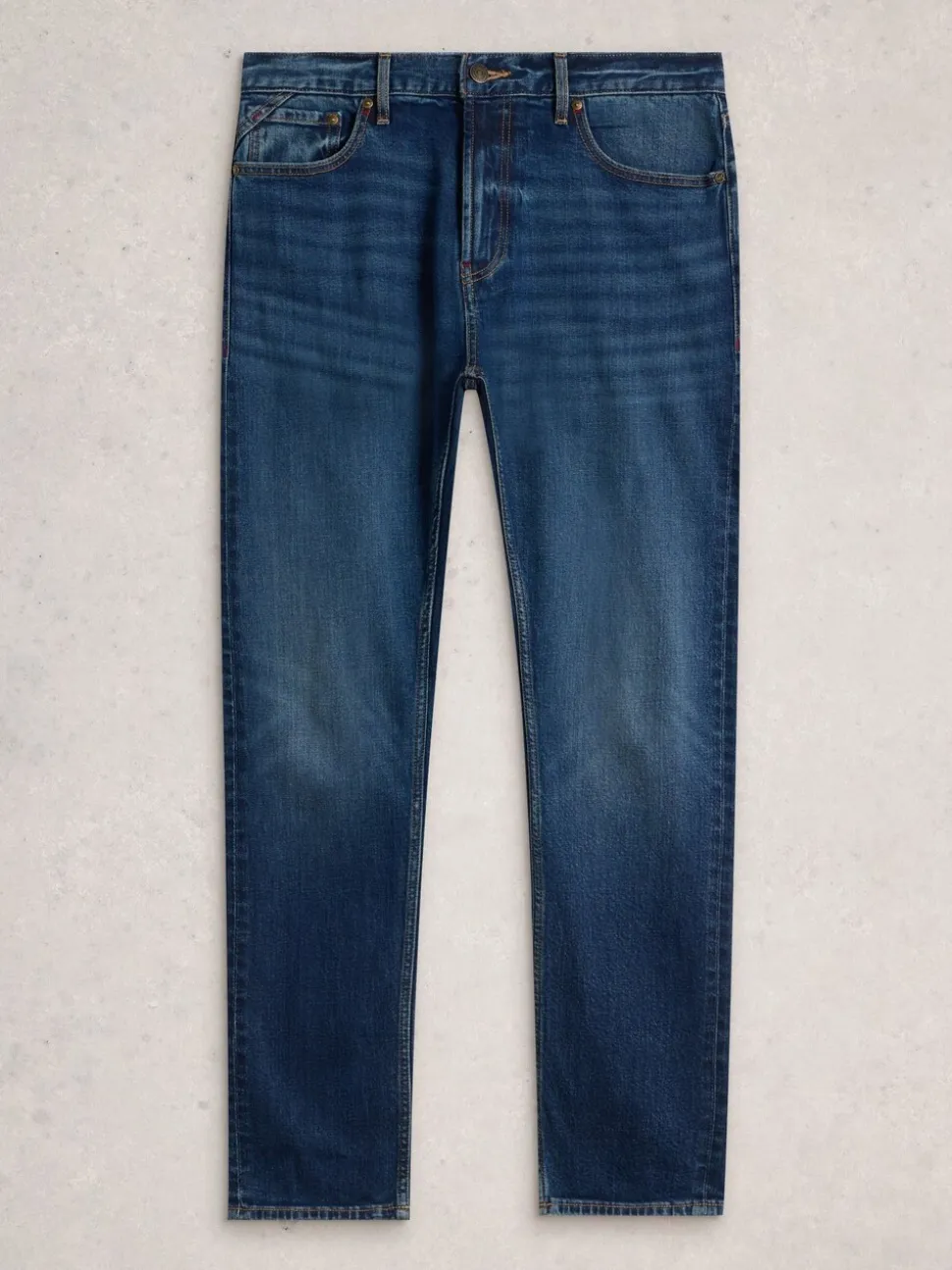White Stuff Blue Slim Bronson Jeans
