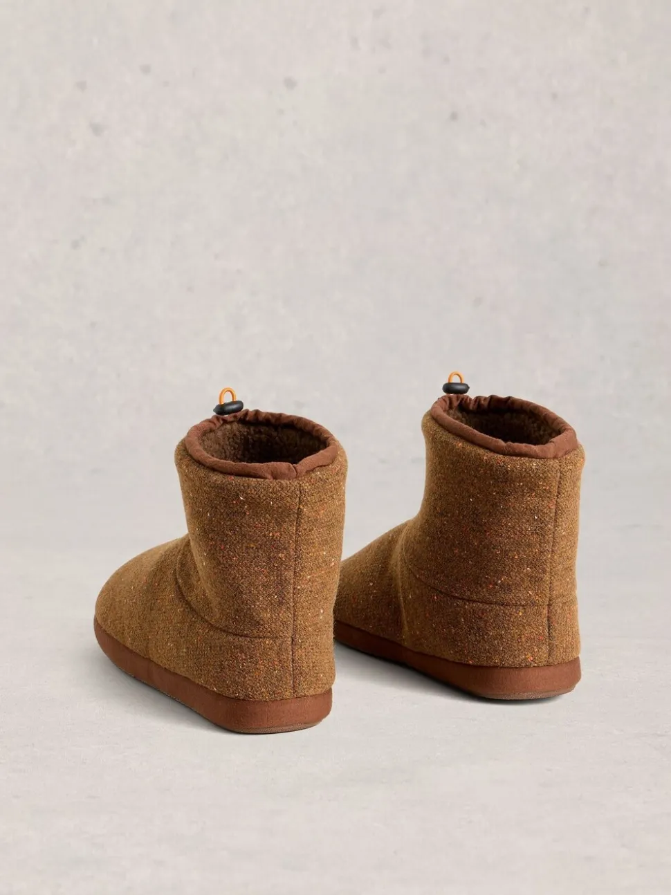 White Stuff Brown Neppy Slipper Boots