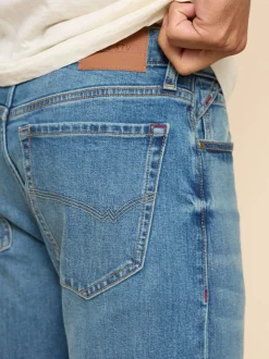White Stuff Denim Blue Eastwood Straight Jeans