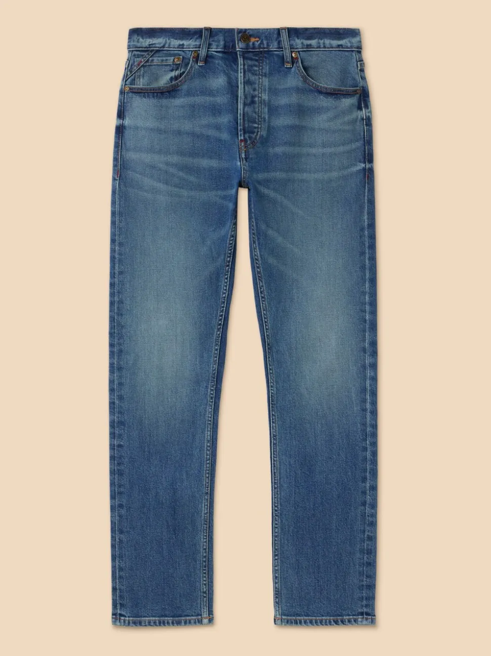 White Stuff Denim Blue Eastwood Straight Jeans