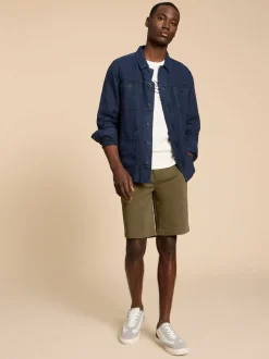 White Stuff Green Sutton Chino Shorts