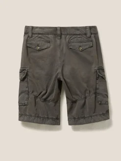 White Stuff Grey 100% Cotton Halsall Cargo Shorts